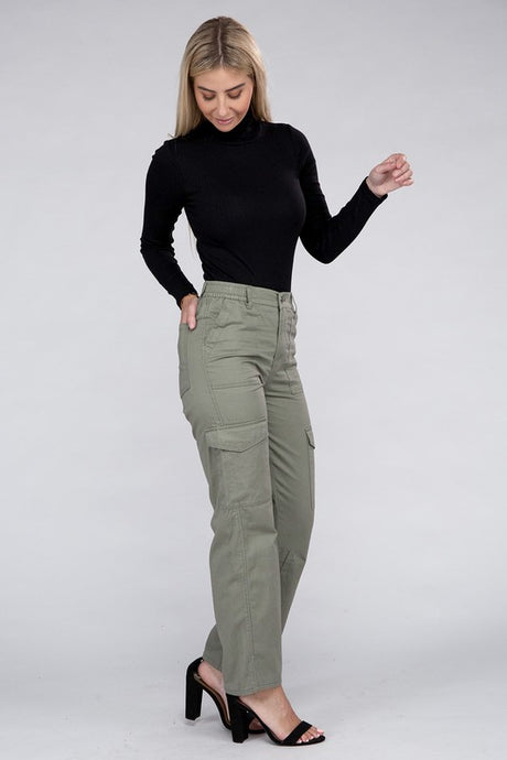 Everyday Wear Elastic-Waist Cargo Pants king-general-store-5710.myshopify.com