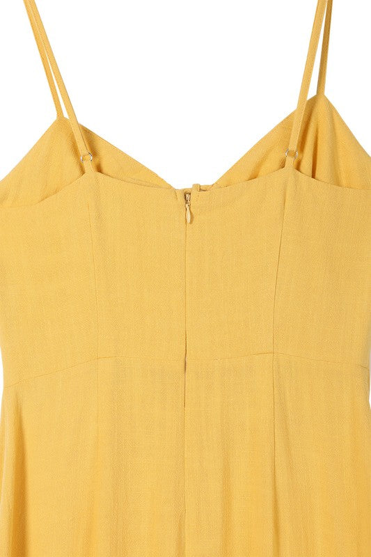 Cut Out Tie Front Slip Dress king-general-store-5710.myshopify.com