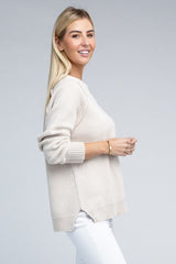 Raglan Chenille Sweater king-general-store-5710.myshopify.com