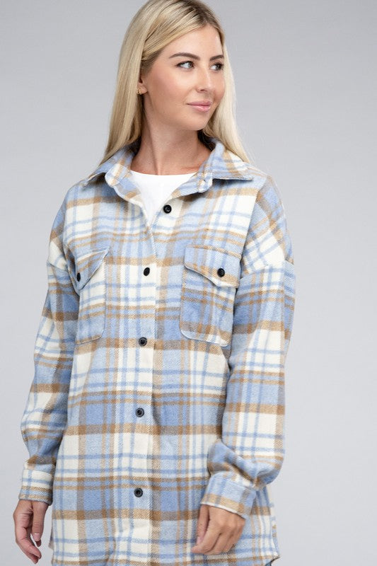 Plaid Shacket king-general-store-5710.myshopify.com