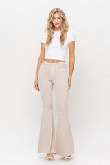 High Rise Super Flare Stretchy Jeans