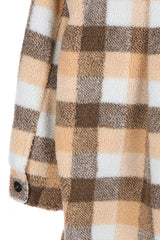 Plaid sherpa jacket with pockets king-general-store-5710.myshopify.com