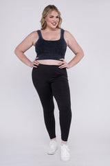 Plus Premium Cotton Full Length Leggings king-general-store-5710.myshopify.com