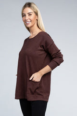 Viscose Front Pockets Sweater king-general-store-5710.myshopify.com