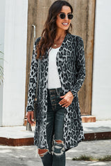 Printed Open Front Longline Cardigan king-general-store-5710.myshopify.com