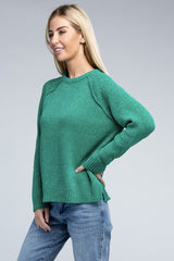 Raglan Chenille Sweater king-general-store-5710.myshopify.com