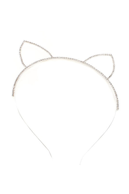 RHINESTONE CAT EARS HEADBAND king-general-store-5710.myshopify.com