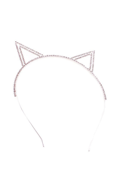 POINTY RHINESTONED CAT EARS HEADBAND king-general-store-5710.myshopify.com