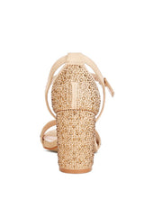 Navoli Rhinestones Embellished Sandals