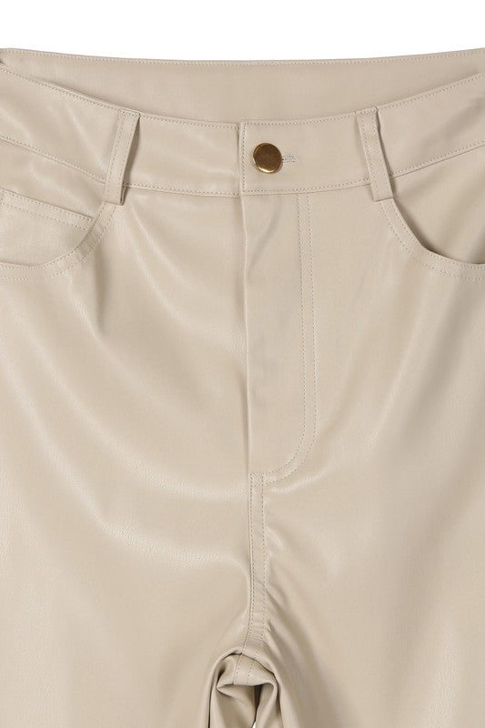 Vegan Leather Pants king-general-store-5710.myshopify.com