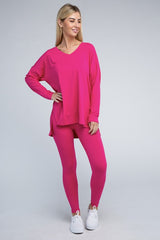 Brushed DTY Microfiber Loungewear Set king-general-store-5710.myshopify.com