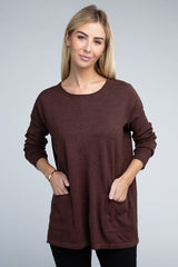 Viscose Front Pockets Sweater king-general-store-5710.myshopify.com