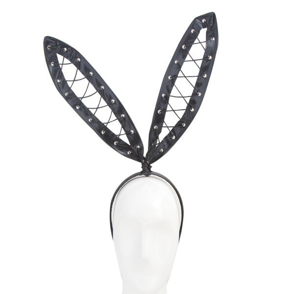 BLACK BUNNY HEADBAND king-general-store-5710.myshopify.com