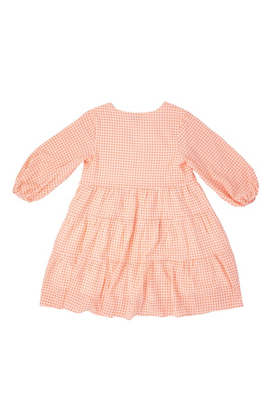 Gingham Checked Tiered Dress king-general-store-5710.myshopify.com