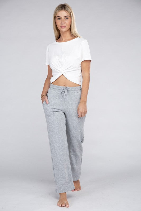 Lounge Wide Pants with Drawstrings king-general-store-5710.myshopify.com