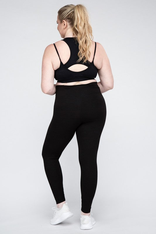 Plus Size V-Waist Full Length Leggings king-general-store-5710.myshopify.com