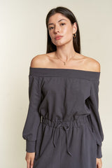 ONE SHOULDER TERRY JUMPSUIT king-general-store-5710.myshopify.com