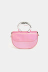 Fame Glossy Semi Circle Top Handle Bag