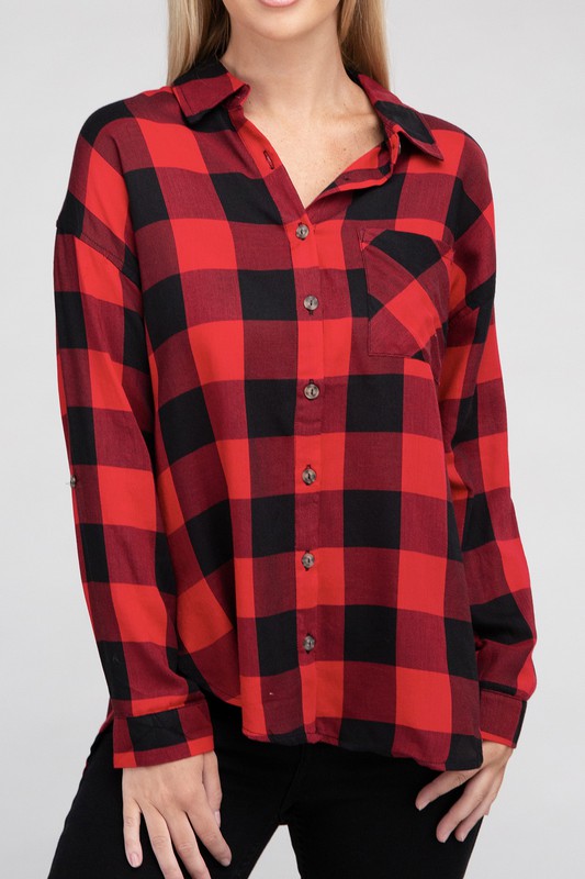 Classic Plaid Flannel Shirt king-general-store-5710.myshopify.com