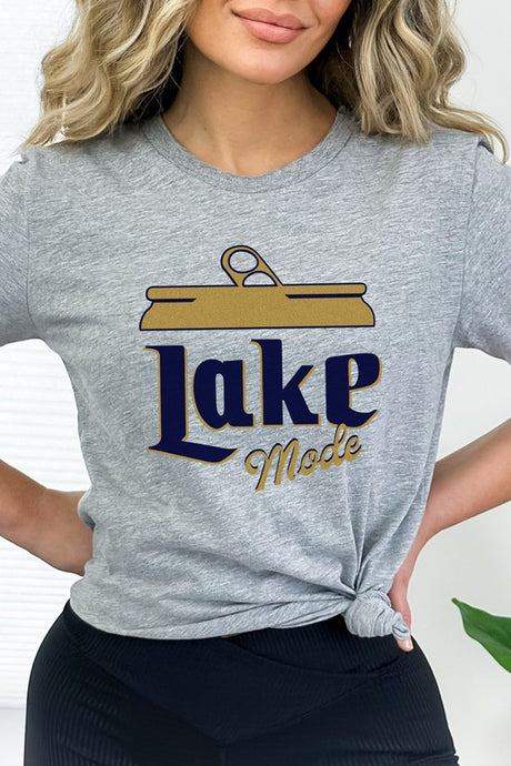 Lake Mode Beer Can Summer Vacation Graphic Tee king-general-store-5710.myshopify.com