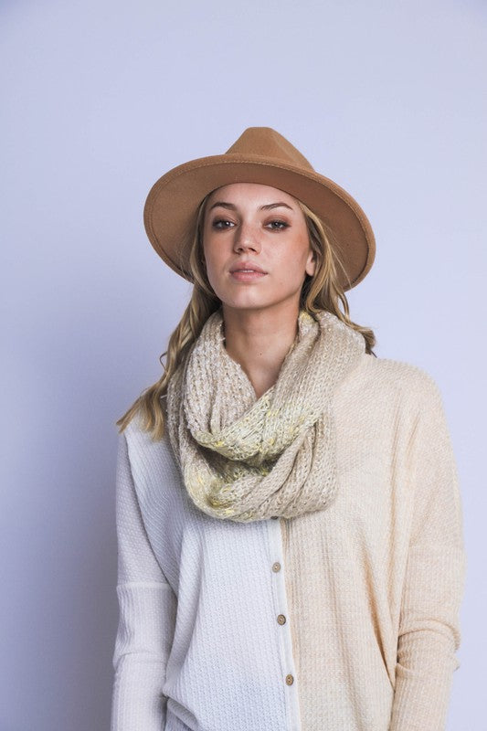 TWO TONED INFINITY STRING SCARF king-general-store-5710.myshopify.com