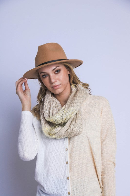 TWO TONED INFINITY STRING SCARF king-general-store-5710.myshopify.com