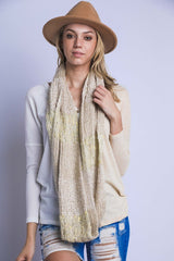 TWO TONED INFINITY STRING SCARF king-general-store-5710.myshopify.com