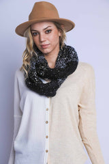 TWO TONED INFINITY STRING SCARF king-general-store-5710.myshopify.com