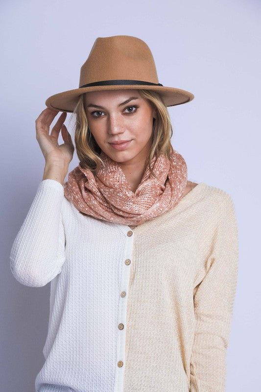 TWO TONED INFINITY STRING SCARF king-general-store-5710.myshopify.com