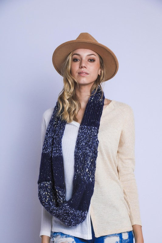 TWO TONED INFINITY STRING SCARF king-general-store-5710.myshopify.com