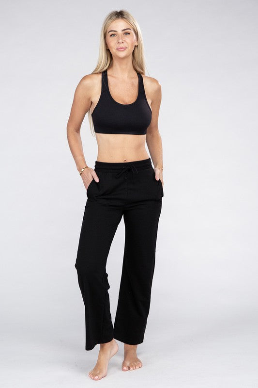 Lounge Wide Pants with Drawstrings king-general-store-5710.myshopify.com