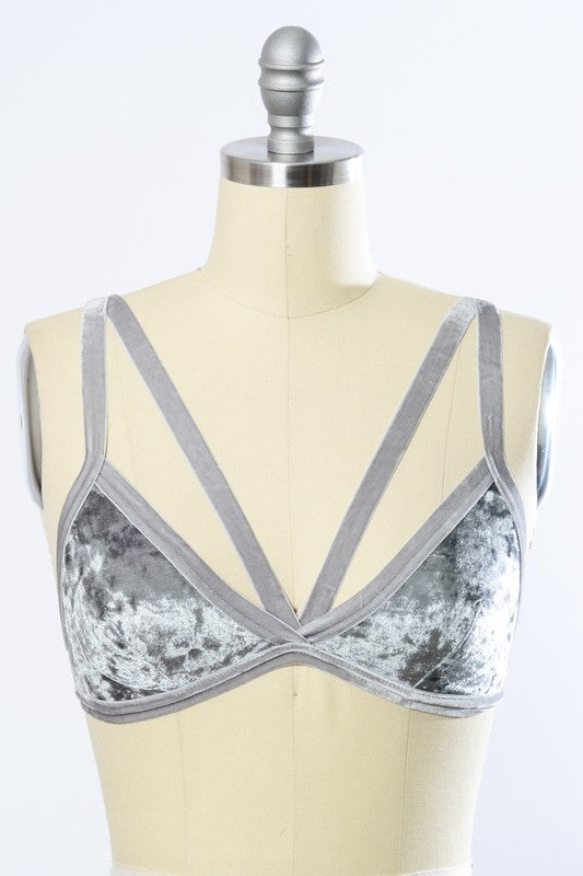 Crushed Velvet Bralette king-general-store-5710.myshopify.com