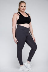 Plus Size V-Waist Full Length Leggings king-general-store-5710.myshopify.com