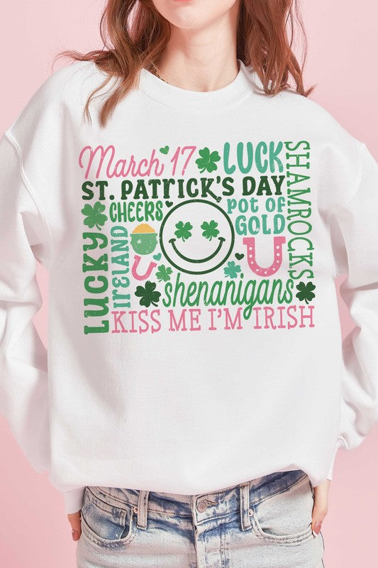 ST PATRICK COLLAGE Graphic Sweatshirt