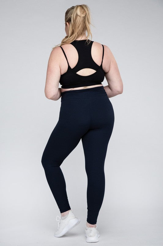 Plus Size V-Waist Full Length Leggings king-general-store-5710.myshopify.com