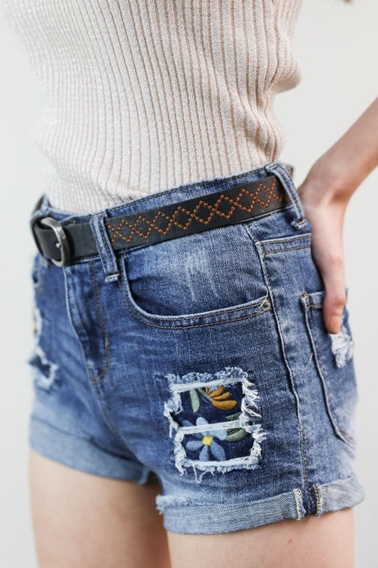 Skinny Punched Out Belt king-general-store-5710.myshopify.com