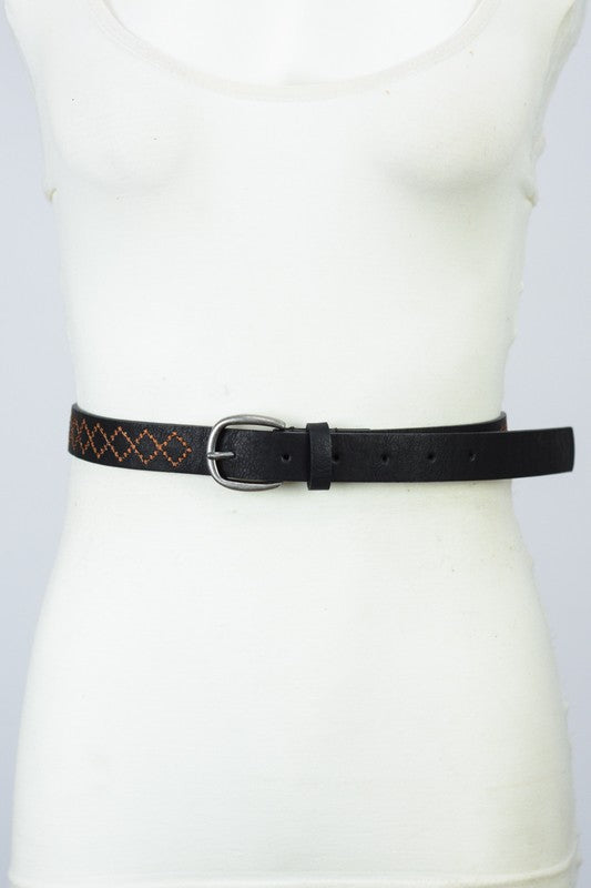 Skinny Punched Out Belt king-general-store-5710.myshopify.com