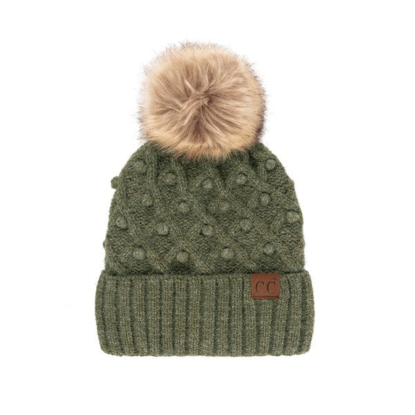 CC Crafted Pom Detail Beanie