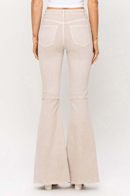 High Rise Super Flare Stretchy Jeans