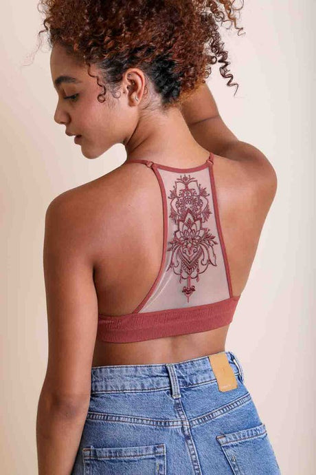 Tattoo Mesh Racerback Bralette king-general-store-5710.myshopify.com