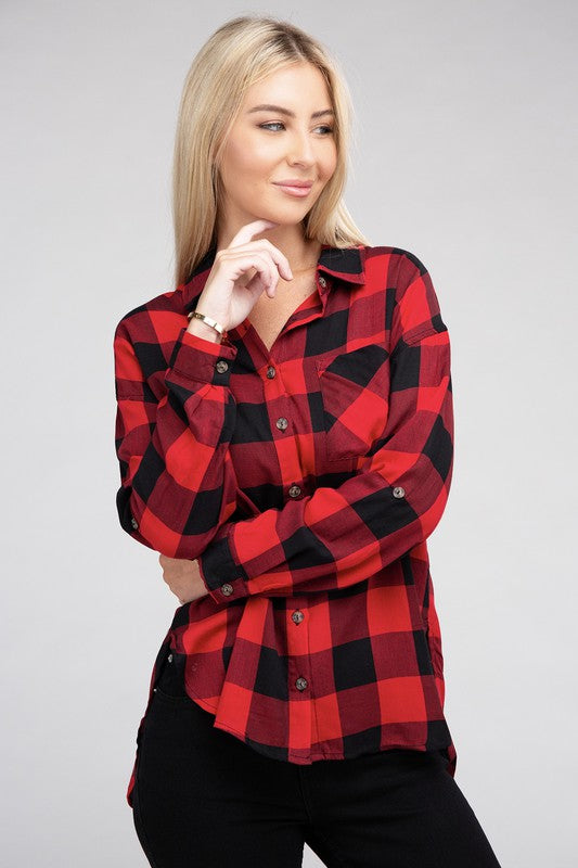 Classic Plaid Flannel Shirt king-general-store-5710.myshopify.com