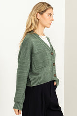 Cute Mood Crop Shoulder Cropped Cardigan Sweater king-general-store-5710.myshopify.com