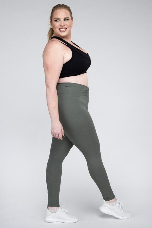 Plus Size V-Waist Full Length Leggings king-general-store-5710.myshopify.com