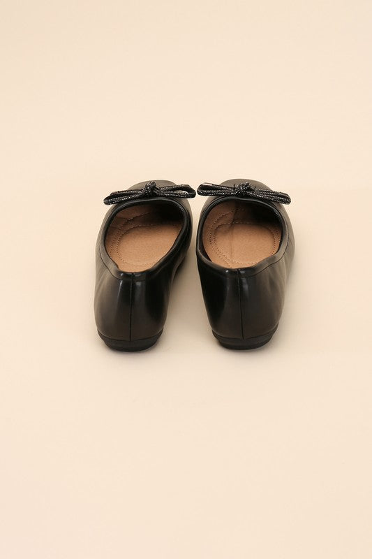 DOROTHY-77 Bow Ballet Flats