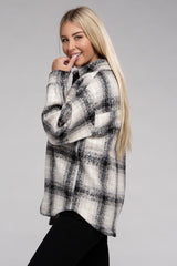 Cozy Plaid Flannel Shacket king-general-store-5710.myshopify.com