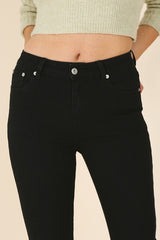 Black Denim Stretch Skinny Jeans king-general-store-5710.myshopify.com