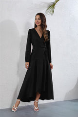 Women's V-Neck Long Sleeve Maxi Dress king-general-store-5710.myshopify.com