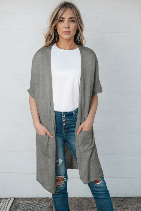 Open Front Sweater Cardigan with Pockets king-general-store-5710.myshopify.com