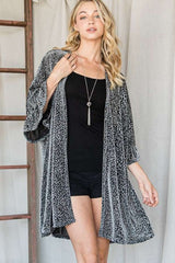 Metallic Animal Print Kimono king-general-store-5710.myshopify.com