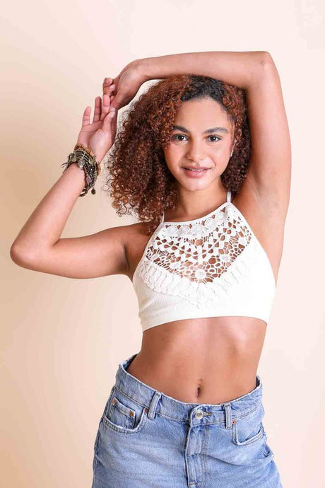 Crochet Lace High Neck Bralette king-general-store-5710.myshopify.com